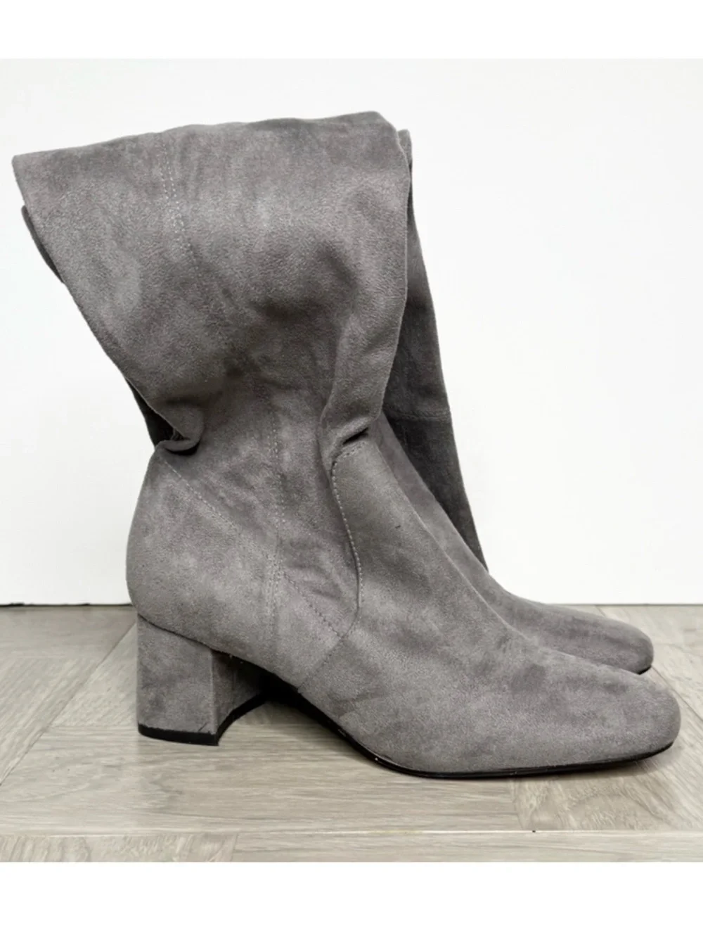 Marc Fisher Charlote Gray Over The Knee Boot 6 1/2 M